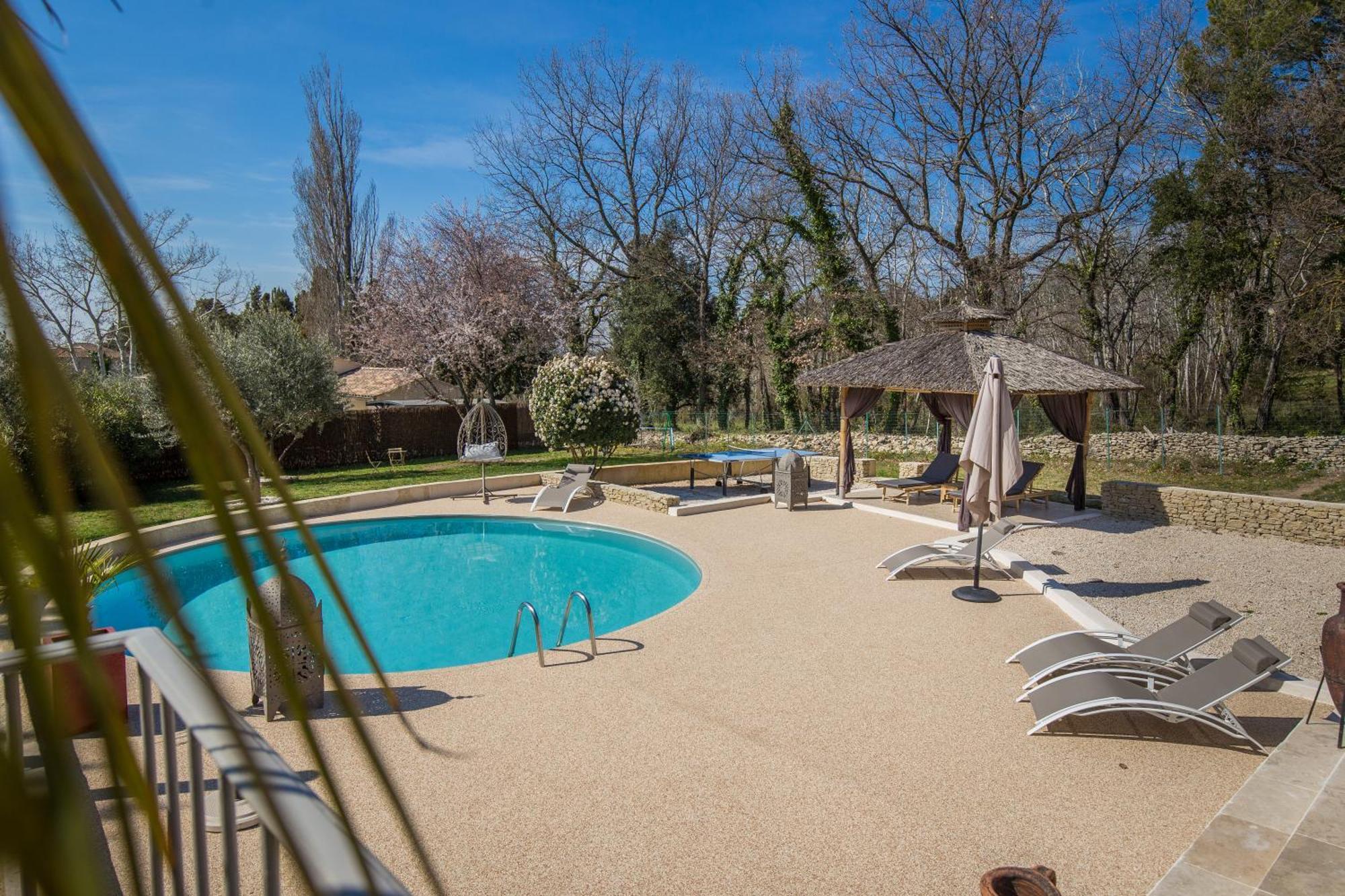 El Sama-In , Piscine Chauffee Villa L'Isle-sur-la-Sorgue Bagian luar foto
